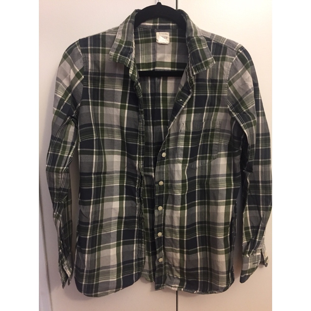 Jcrew plaid button up